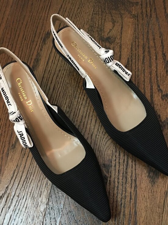 Shoes - J'Adior Slingback Pump on Black Size 40